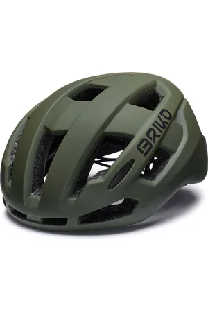 Briko IZAR LED - Helmets - Casco - Unisex - MATT GREEN STORM DUST