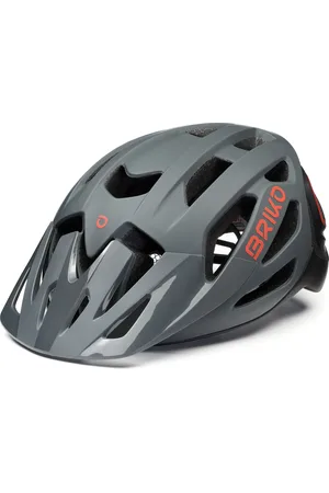 Briko SISMIC - Helmets - Casco - Unisex - MATT DARK GREY- -RED