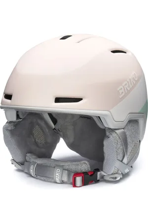Briko YUKI - Helmets - Casco - Donna - MATT OYSTER PINK-WHITE-GREEN