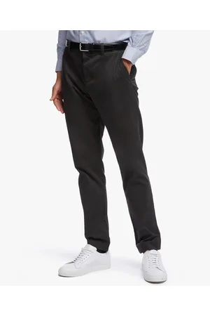 Brooks Brothers Pantalone Chino Soho Extra-slim Fit In Twill Lavato - Uomo Pantaloni Casual 38