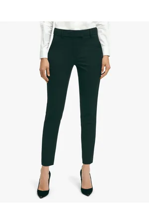 Brooks Brothers Stretch Wool Blend Tuxedo Pants - Donna Pantaloni Casual 10