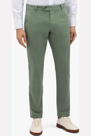 Brooks Brothers Pantalone Chino In Cotone Elasticizzato - Uomo Pantaloni Casual 32
