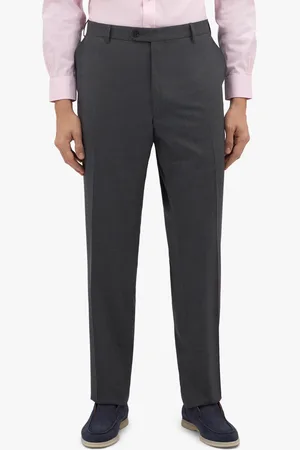 Brooks Brothers Pantalone In Lana Vergine Elasticizzata - Uomo Pantaloni 30