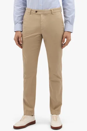 Brooks Brothers Pantalone Chino In Cotone Elasticizzato - Uomo Pantaloni Casual 32