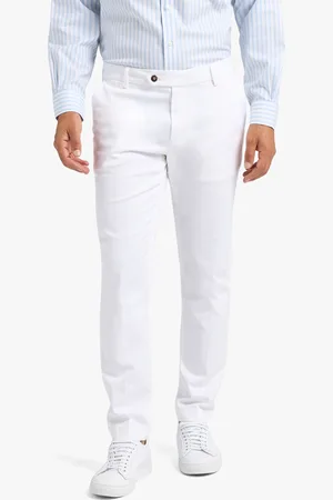 Brooks Brothers Slim Fit Double Twisted Cotton Chinos - Uomo Pantaloni Casual 33