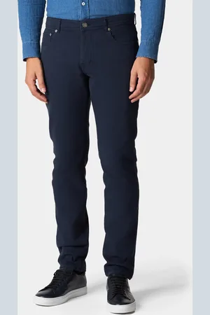 Brooks Brothers Stretch Cotton 5-pocket Trousers - Uomo Pantaloni Casual 30
