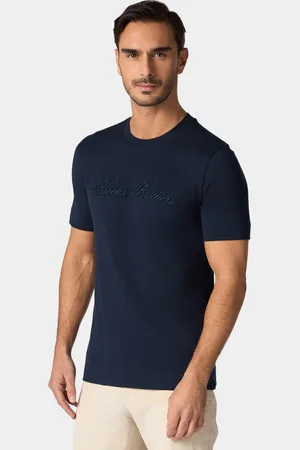 Brooks Brothers Logo Cotton T-shirt - Uomo Polo & T-shirt S