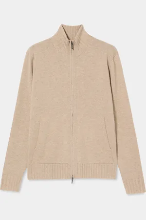 Brooks Brothers Wool-cashmere Zip Sweater - Uomo Maglieria E Felpe S