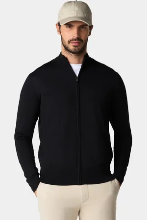 Brooks Brothers Merino Wool Full Zip Sweater - Uomo Maglieria E Felpe S