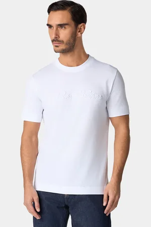 Brooks Brothers Logo Cotton T-shirt - Uomo Polo & T-shirt S
