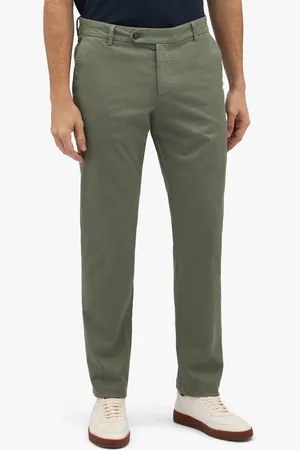 Brooks Brothers Pantalone Chino In Cotone Elasticizzato - Uomo Pantaloni Casual 32