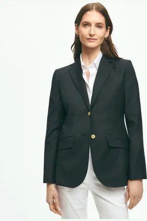 Brooks Brothers Wool Blazer With Gold Shank Buttons - Donna Giacche E Blazer 12