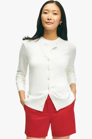 Brooks Brothers Cardigan In Cotone Supima - Donna Maglieria Xs