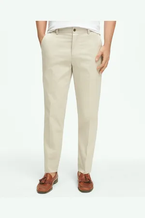 Brooks Brothers Pantalone Chino In Cotone Elasticizzato - Uomo Pantaloni Casual 36