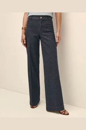Brooks Brothers Classic Fit Denim Trousers - Donna 8