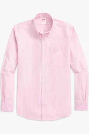Brooks Brothers Polo Original A Righe In Oxford Con Colletto Button-down - Uomo M