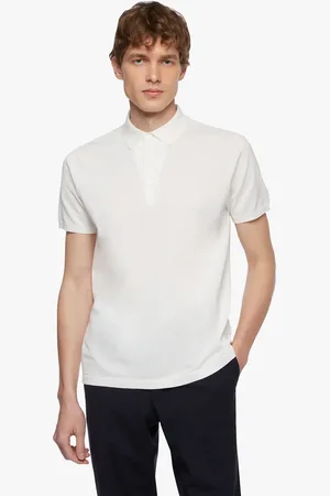 Brooks Brothers Polo Bianca In Cotone - Uomo Maglieria E Felpe S