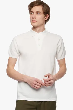 Brooks Brothers Polo Bianca In Cotone - Uomo Maglieria E Felpe S