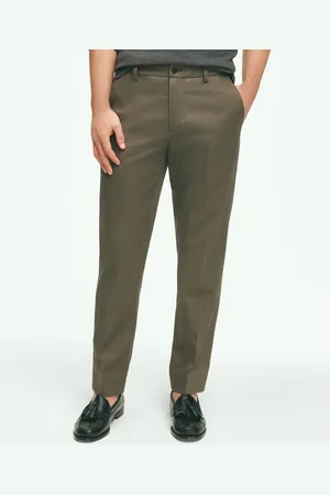 Brooks Brothers Pantalone Chino In Cotone Elasticizzato - Uomo Pantaloni Casual 44