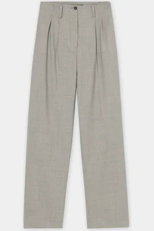 Brooks Brothers Wool Blend Stretch Pleated Trousers - Donna Pantaloni Casual 38