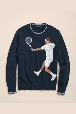 Brooks Brothers Tennis Player Cotton Sweater - Uomo Maglieria E Felpe L