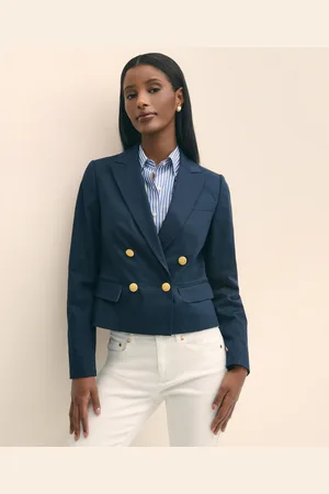 Brooks Brothers Cropped Double-breasted Faille Blazer - Donna Giacche E Blazer 6