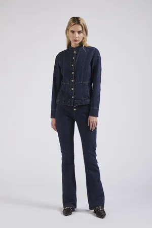 CAFèNOIR Giacca slim in denim