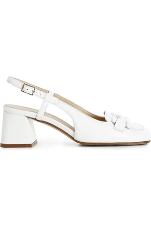 CAFèNOIR Scarpe in nappa aperte sul retro con morsetto