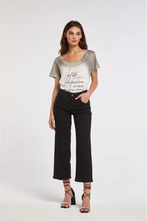 CAFèNOIR T-shirt in jersey di cotone con sfumatura