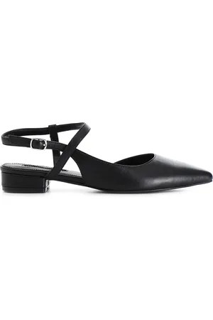 CAFèNOIR Ballerine con laccio asimmetrico in pelle