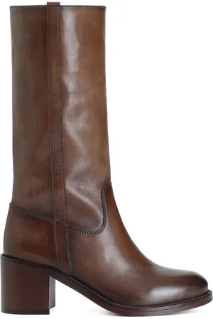 CAFèNOIR Stivale donna in pelle con tacco medio