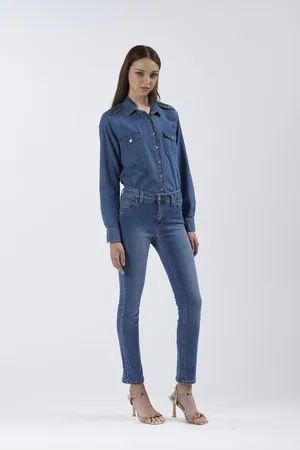 CAFèNOIR Jeans denim slim super stretch
