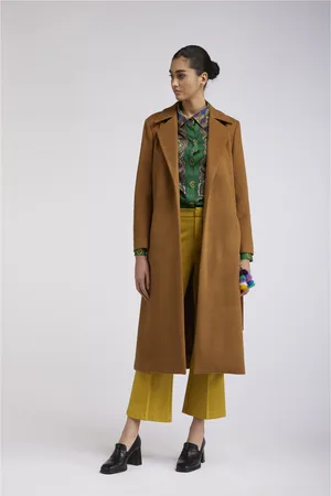 CAFèNOIR Cappotto tipo vestaglia tessuto spigato