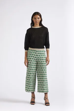 CAFèNOIR Maglia girocollo in lurex con motivo traforo