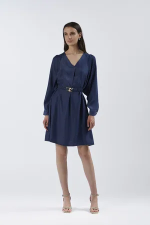 CAFèNOIR Abito in tencel denim