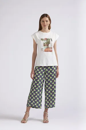 CAFèNOIR T-shirt smanicata stampata