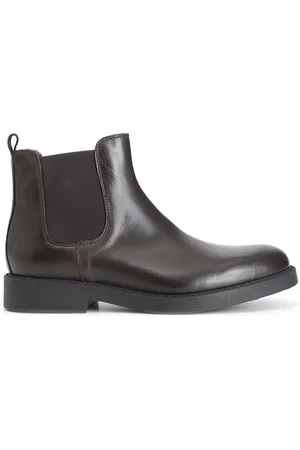 CAFèNOIR Tronchetto uomo in pelle con elastico