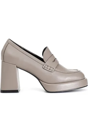 CAFèNOIR Mocassino donna in pelle con plateau