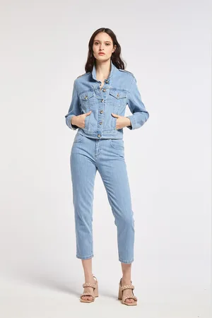 CAFèNOIR Jeans regular in una tela comfort