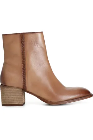 CAFèNOIR Tronchetto donna in nappa con treccia a decoro