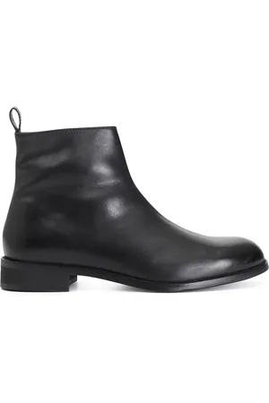 CAFèNOIR Tronchetto uomo in pelle con cerniera
