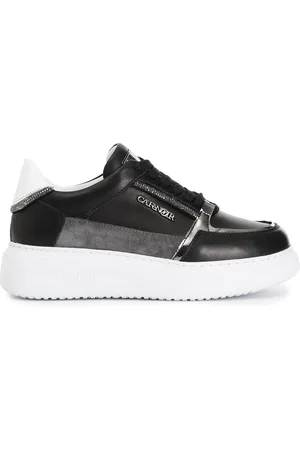 CAFèNOIR Sneakers in pelle con dettagli strass