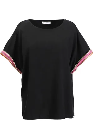 CAFèNOIR T-shirt con passamaneria alle maniche