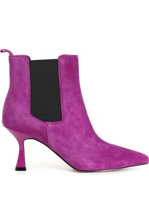 CAFèNOIR Tronchetto donna in pelle scamosciata con elastici
