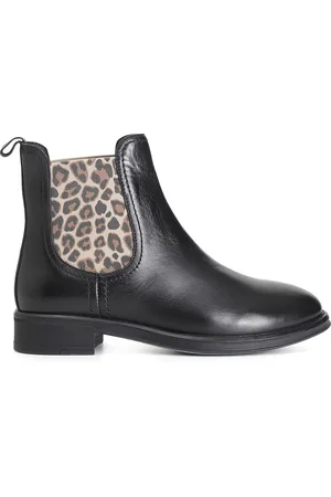 CAFèNOIR Tronchetto donna in pelle con elastici