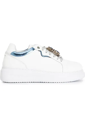 CAFèNOIR Sneakers con riporto laminato e accessori gioiello removibile /