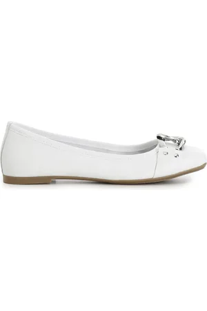 CAFèNOIR Ballerina in pelle con catena decorativa