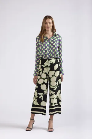 CAFèNOIR Pantaloni tipo culotte stampati