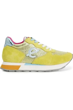 CAFèNOIR Sneakers in pelle scamosciata e glitter