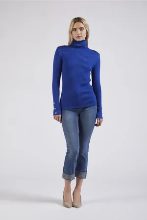 CAFèNOIR Maglia collo alto a coste